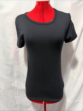 Amazon Essentials Black Short Sleeve Crewneck Tee